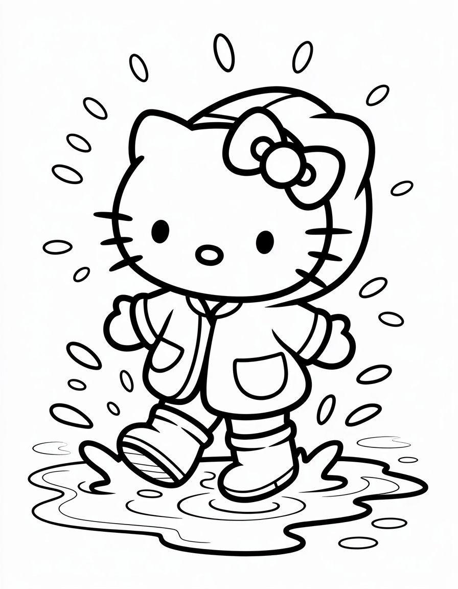 Rainy Day Hello Kitty